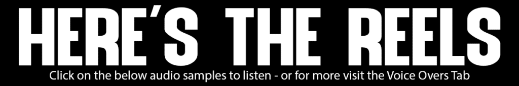 Male Voiceover reels