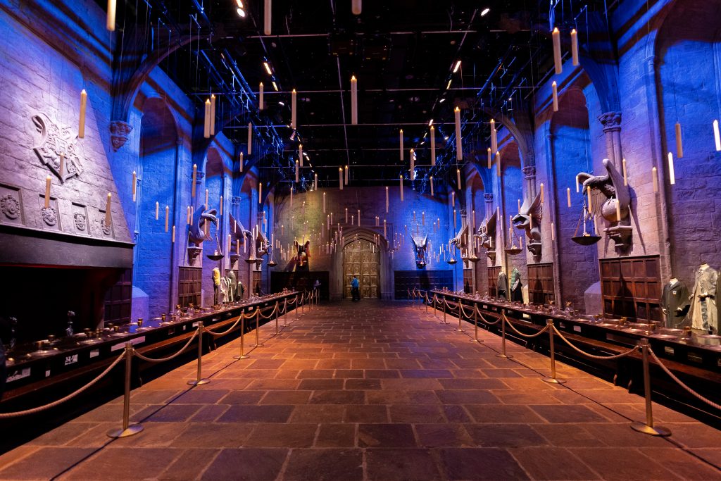 The Great Hall at the Warner Bros Studio Tour London, the Making of Harry Potter