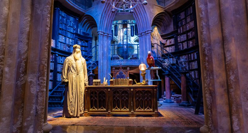 Dumbledore's office at the Warner Bros Studio Tour London, the Making of Harry Potter